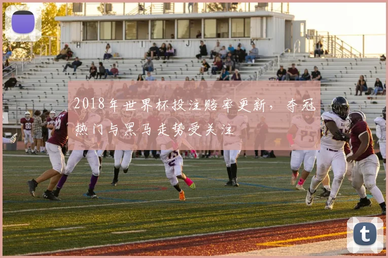 2018年世界杯投注赔率更新，夺冠热门与黑马走势受关注